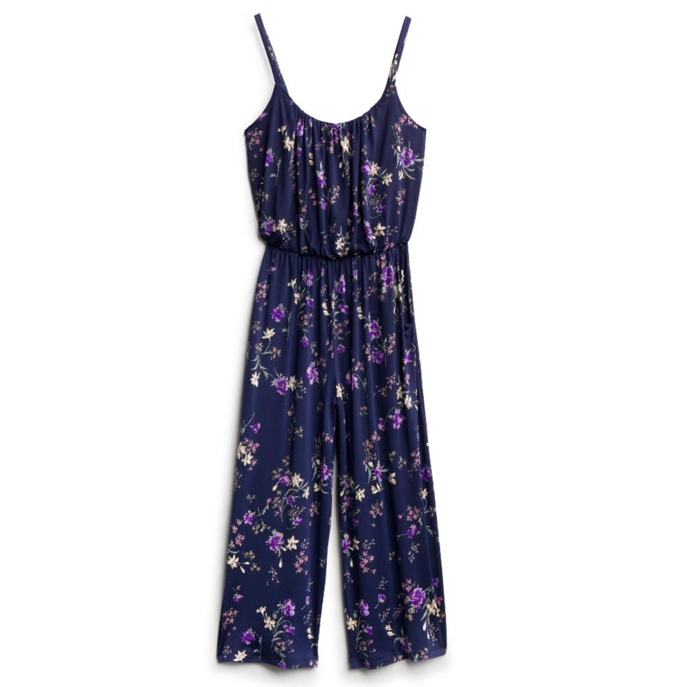 Morgan Cropped Knit Jumpsuit